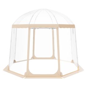 VEVOR Sports Tent Instant Pop-Up Tent Shelter Weather Proof 4-8 People Clear